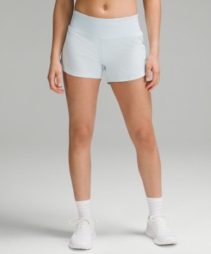 Short Lululemon Speed Up Mid-Rise Forro 4" Mujer Azules Chile | 876ICVKRW