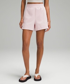 Short Lululemon Stretch Woven Relaxed-Fit High-Rise 4" Mujer Rosas Chile | 501UYZHDB