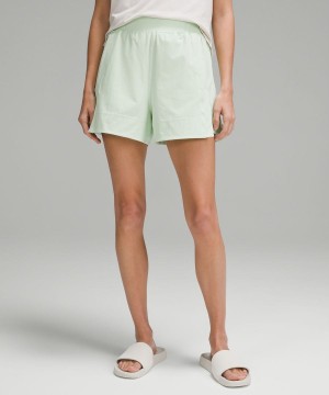 Short Lululemon Stretch Woven Relaxed-Fit High-Rise 4" Mujer Verde Chile | 127JFYXKN