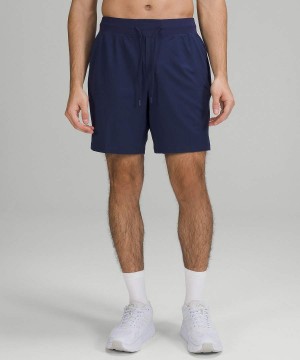 Short Lululemon T.H.E. Linerless 7" Hombre Azul Marino Chile | 145HPUDXI