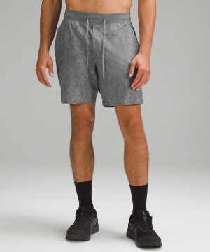 Short Lululemon T.H.E. Linerless 7" Hombre Gris Multicolor Chile | 371DOUYBN