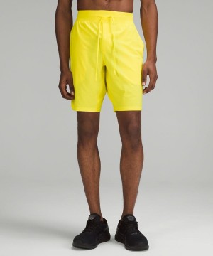 Short Lululemon T.H.E. Linerless 9" Hombre Amarillo Chile | 692HCNWYD