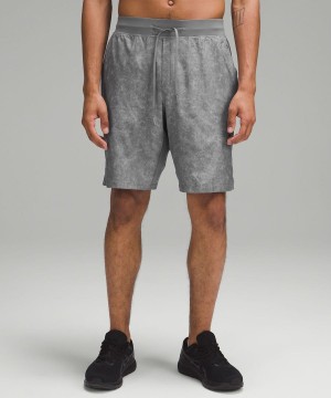 Short Lululemon T.H.E. Linerless 9" Hombre Gris Multicolor Chile | 073YLKQGW