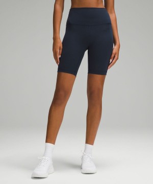 Short Lululemon Wunder Train High-Rise 8" Mujer Azul Marino Chile | 805CDOGRK