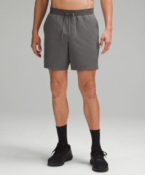 Short Lululemon Zeroed In Linerless 7" Hombre Gris Chile | 762THSZJP