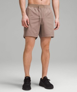 Short Lululemon Zeroed In Linerless 7" Hombre Kaki Chile | 276JEPQKG