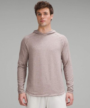 Sudadera con Capucha Lululemon License to Train Hombre Gris Blancas Chile | 682KSQAOM