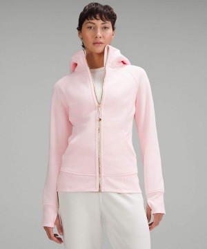 Sudadera con Capucha Lululemon Scuba Full-Zip Mujer Rosas Chile | 386BCEWMQ