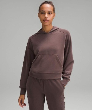 Sudadera con Capucha Lululemon Softstreme Mujer Chocolate Chile | 830GZPJOR