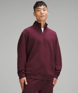 Sudaderas Lululemon Lunar New Year Steady State Half Zip Hombre Burdeos Chile | 487QJNWDG
