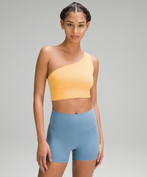 Sujetador Deportivo Lululemon Align™ Asymmetrical Bra Light Support, C/D Cup Mujer Mango Chile | 641RKWVBS