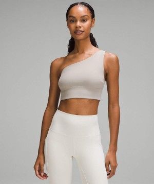 Sujetador Deportivo Lululemon Align™ Asymmetrical Bra Light Support, C/D Cup Mujer Gris Chile | 625UCEJMP