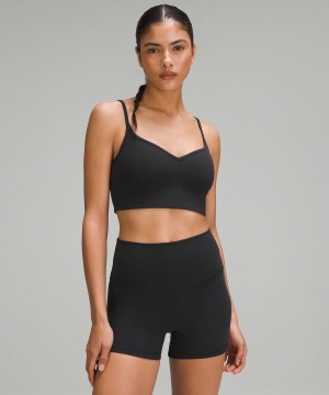 Sujetador Deportivo Lululemon Align™ Sweetheart Bra Light Support, A/B Cup Mujer Negras Chile | 926DPSKWF
