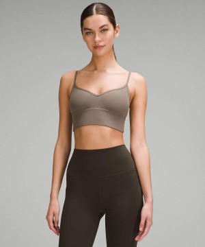 Sujetador Deportivo Lululemon Align™ Sweetheart Bra Light Support, A/B Cup Mujer Gris Chile | 710GYTELB