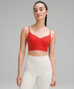 Sujetador Deportivo Lululemon Align™ Sweetheart Bra Light Support, A/B Cup Mujer Rojas Chile | 296VJYFTK