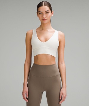 Sujetador Deportivo Lululemon Align™ V-Neck Bra Light Support, A/B Cup Mujer Beige Chile | 748VTWQPA