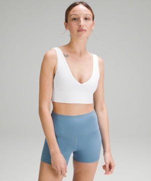 Sujetador Deportivo Lululemon Align™ V-Neck Bra Light Support, A/B Cup Mujer Blancas Chile | 053RYOHCD