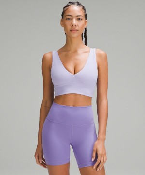 Sujetador Deportivo Lululemon Align™ V-Neck Bra Light Support, C/D Cup Mujer Moradas Chile | 754NIJQFE