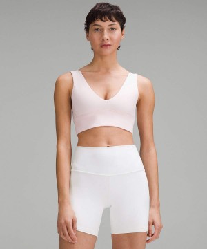Sujetador Deportivo Lululemon Align™ V-Neck Bra Light Support, A/B Cup Mujer Rojas Claro Chile | 768JDAXGL