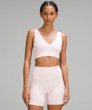 Sujetador Deportivo Lululemon Align™ V-Neck Bra Light Support, C/D Cup Mujer Rojas Claro Chile | 153MRLNTX