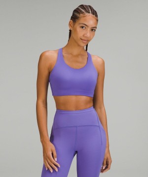 Sujetador Deportivo Lululemon Energy Bra High Support, B–DDD Cups Mujer Indigo Chile | 348EHJZXT