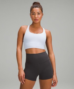 Sujetador Deportivo Lululemon Energy Longline Bra Medium Support, B–D Cups Mujer Blancas Chile | 948RDUPQI