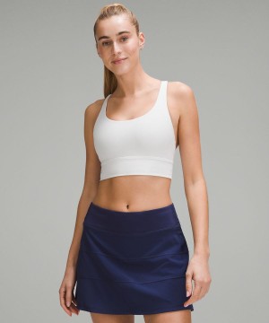 Sujetador Deportivo Lululemon Energy Longline Bra Medium Support, B–D Cups Mujer Blancas Chile | 327LHIWQJ