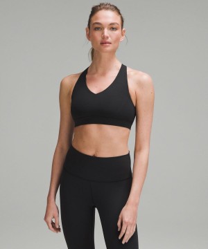 Sujetador Deportivo Lululemon Envital Bra Medium Support B/C Cup Mujer Negras Chile | 549YBEKOJ