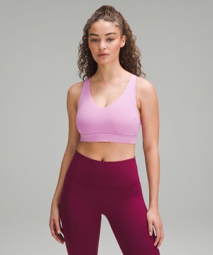 Sujetador Deportivo Lululemon Envital Bra Medium Support B/C Cup Mujer Moradas Chile | 490PBIFEM