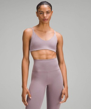 Sujetador Deportivo Lululemon Everlux with Mesh Train Bra B/C Cup Mujer Moradas Chile | 934XQYTMP