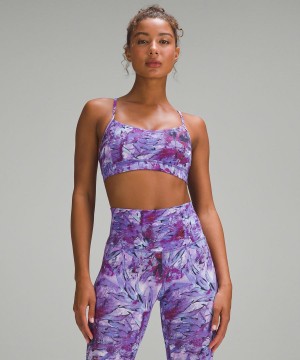 Sujetador Deportivo Lululemon Flow Y Bra Nulu Light Support, A–C Cups Mujer Multicolor Chile | 568DAEJKR