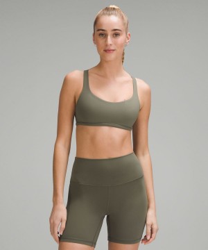 Sujetador Deportivo Lululemon Free to Be Bra - Wild Light Support, A/B Cup Mujer Verde Chile | 793FHTWIU