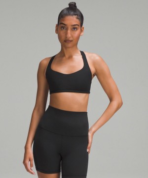 Sujetador Deportivo Lululemon Free to Be Bra - Wild Light Support, A/B Cup Mujer Negras Chile | 749XOKRAC
