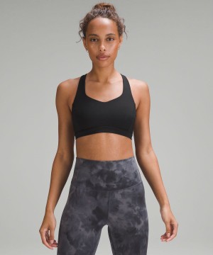 Sujetador Deportivo Lululemon Free to Be Serene Bra Light Support, C/D Cup Mujer Negras Chile | 285DBPJZT