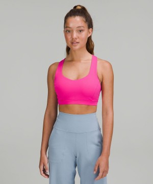 Sujetador Deportivo Lululemon Free to Be Serene Bra Light Support, C/D Cup Mujer Rosas Gris Chile | 037RJXGNB