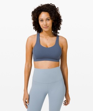 Sujetador Deportivo Lululemon Free to Be Serene Bra Light Support, C/D Cup Mujer Azules Chile | 826OPCNVA