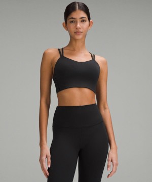 Sujetador Deportivo Lululemon Like a Cloud Longline Bra Light Support, B/C Cup Mujer Negras Chile | 821GTEJPA