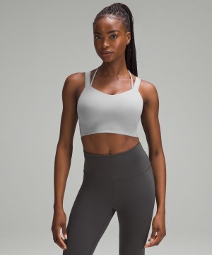 Sujetador Deportivo Lululemon Like a Cloud Longline Bra Light Support, D/DD Cup Mujer Gris Chile | 871ZNEOSD
