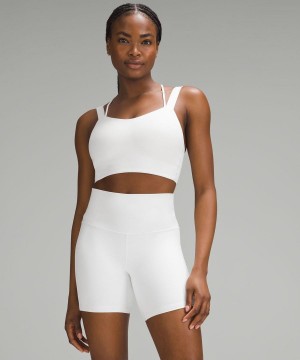 Sujetador Deportivo Lululemon Like a Cloud Longline Bra Light Support, D/DD Cup Mujer Blancas Chile | 046CFXARE