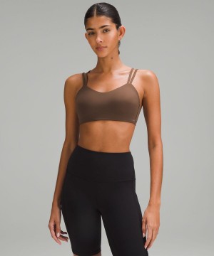 Sujetador Deportivo Lululemon Like a Cloud Bra Light Support, B/C Cup Mujer Chocolate Chile | 680CLWIKF