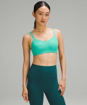 Sujetador Deportivo Lululemon Like a Cloud Acanalado Bra Light Support, B/C Cup Mujer Verde Chile | 307FHVCOA