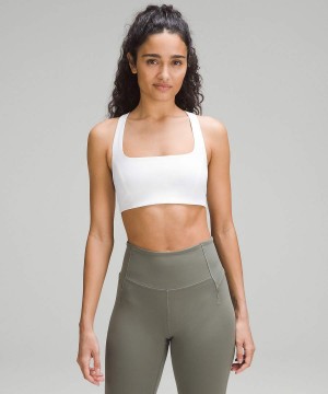 Sujetador Deportivo Lululemon SmoothCover Yoga Bra Light Support, B/C Cup Mujer Blancas Chile | 127DGOUMY