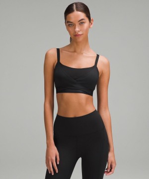 Sujetador Deportivo Lululemon Super-Soft Adjustable Recovery Bra Light Support, B-D Cups Mujer Negras Chile | 403PXKUBF