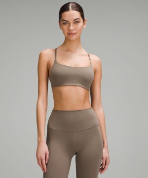 Sujetador Deportivo Lululemon Wunder Train Tiras Racer Bra Light Support, A/B Cup Mujer Gris Chile | 926WUIDGT