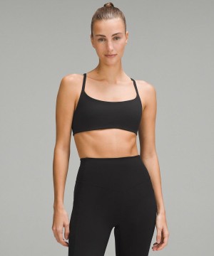 Sujetador Deportivo Lululemon Wunder Train Tiras Racer Bra Light Support, A/B Cup Mujer Negras Chile | 739YPRKQO