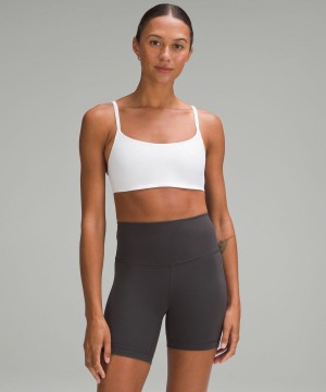 Sujetador Deportivo Lululemon Wunder Train Tiras Racer Bra Light Support, A/B Cup Mujer Blancas Chile | 841TYDCBA