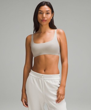 Sujetador Deportivo Lululemon Wundermost Ultra-Soft Nulu Scoop-Neck Bralette A–D Cups Mujer Gris Chile | 215YKINRH