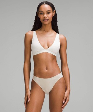 Sujetador Deportivo Lululemon Wundermost Ultra-Soft Nulu Triangle Bralette A–D Cups Mujer Beige Chile | 532DOYJRC