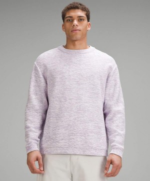 Truien Lululemon Relaxed-Fit Crewneck Knit Hombre Moradas Chile | 034VRSWOQ