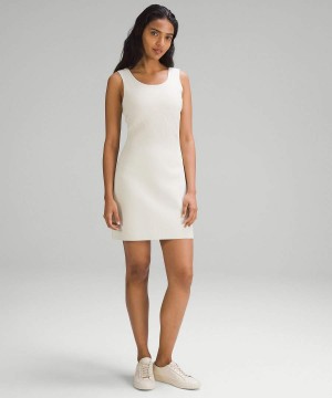 Vestido Lululemon Tight-Fit Knit Tank Mujer Beige Chile | 492GHZSAB